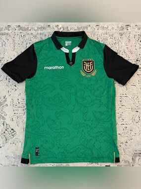 Marathon Authentic Ecuador 100 Years Edition Centenario Green Jersey Men’s Sz: L